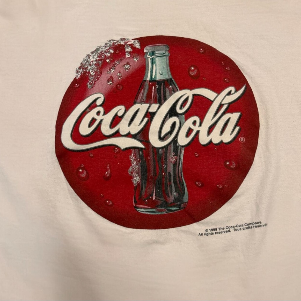 1998 Coca-Cola Promo Dated Tee l Pre-Shrunk 100% Cotton
